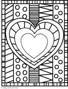 Heart Coloring Page